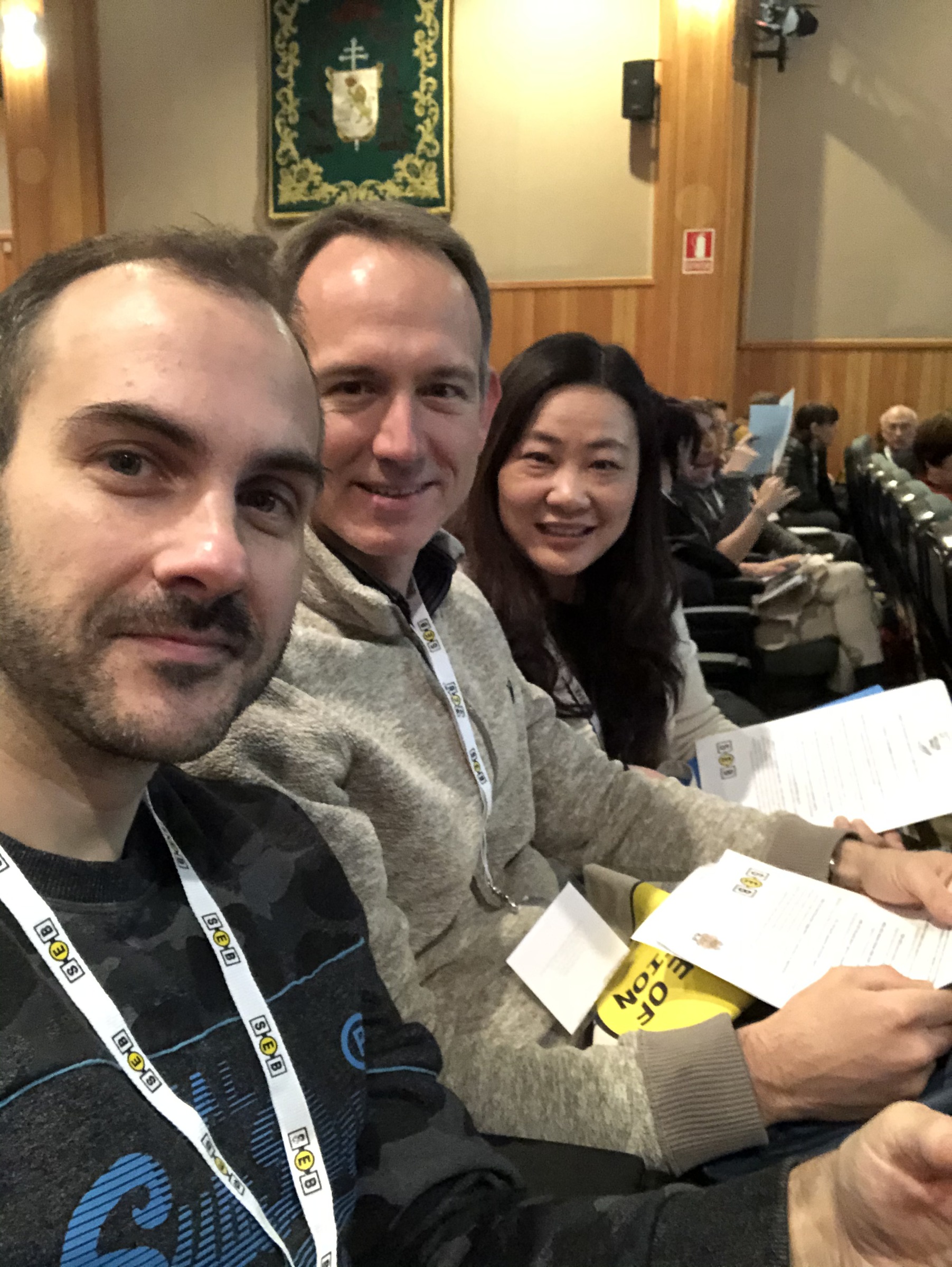 SEB meeting with Martin Groth and Xuehua Zhong in El Escorial December 2019